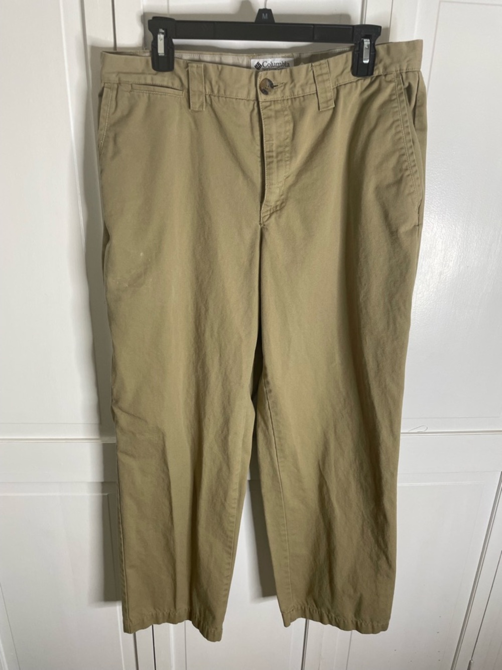 Columbia Men's Tan Chino Khaki Pants - Straight Leg